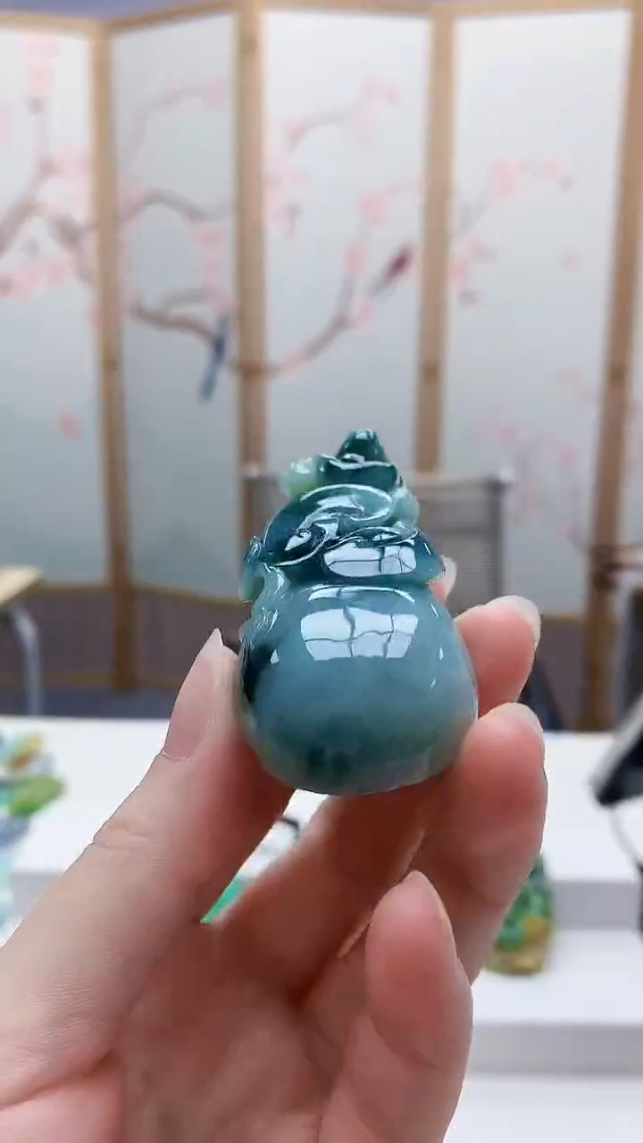 未镶嵌定制翡翠5160ry-毛货挂件91