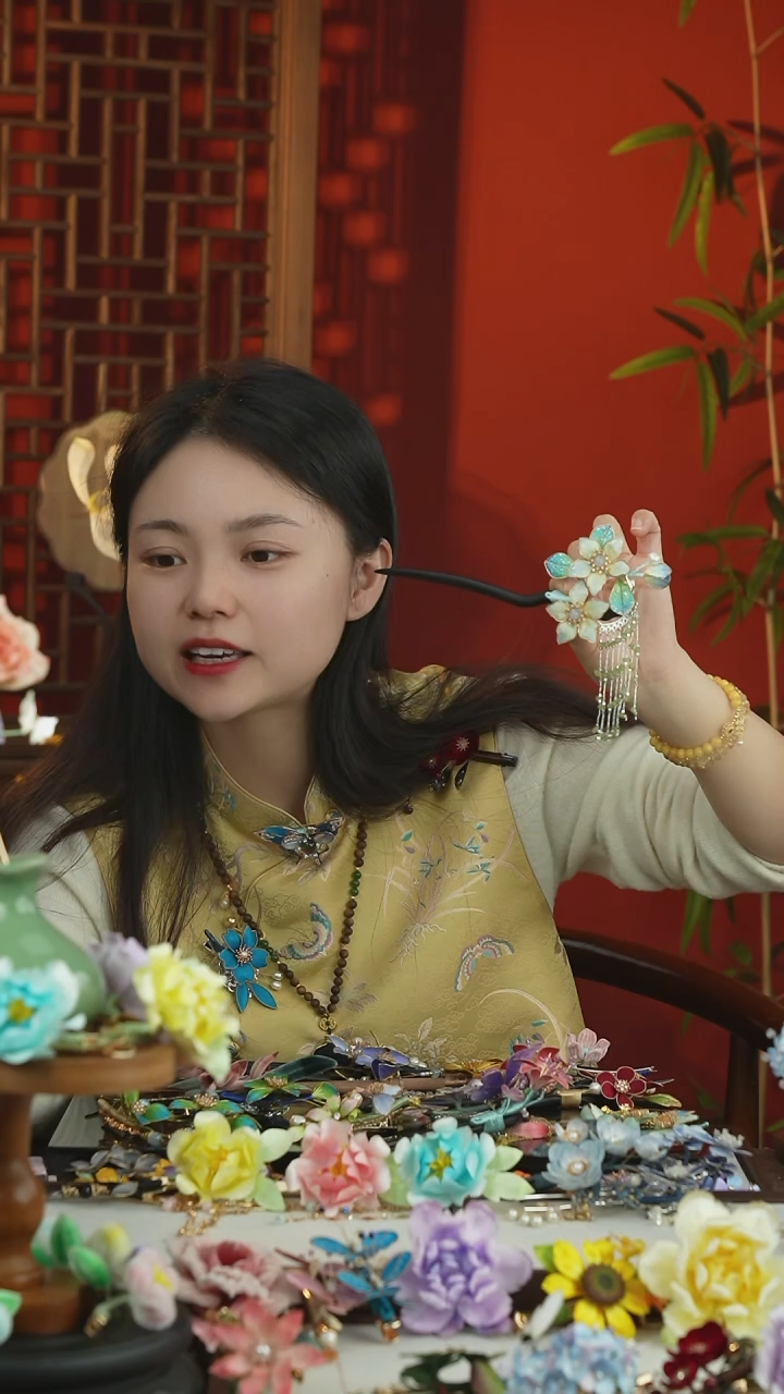 刺绣闪购纯手工非遗国风饰品