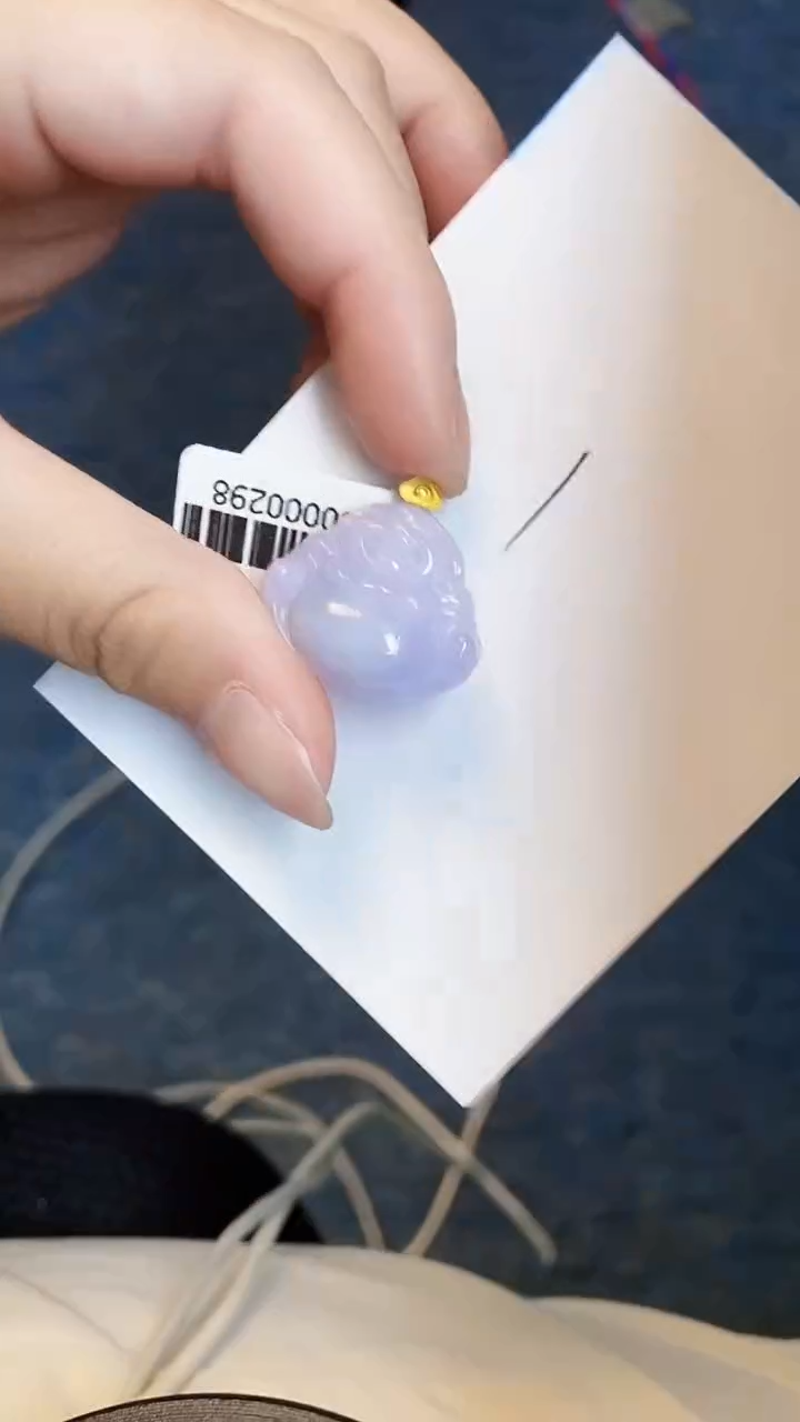 翡翠18K金镶嵌颈饰00000000000