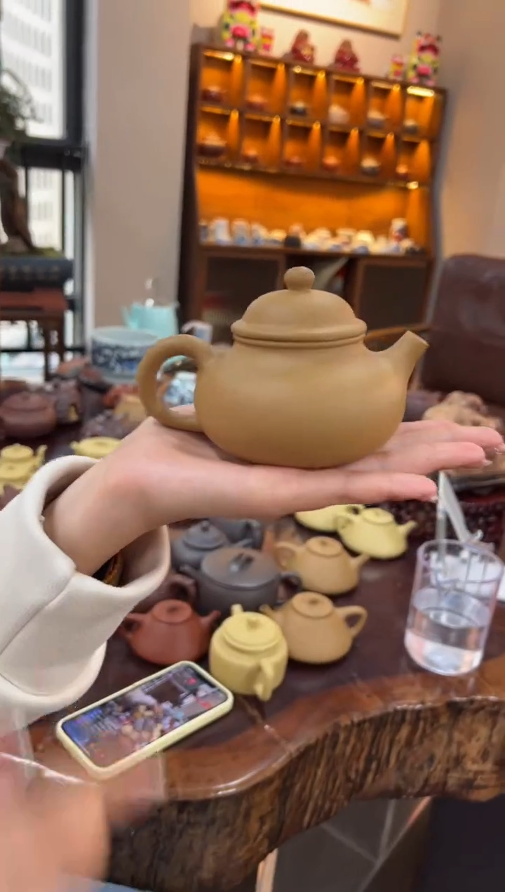 【闪购商品】紫砂茶壶【头哥手工壶】容天黄金段