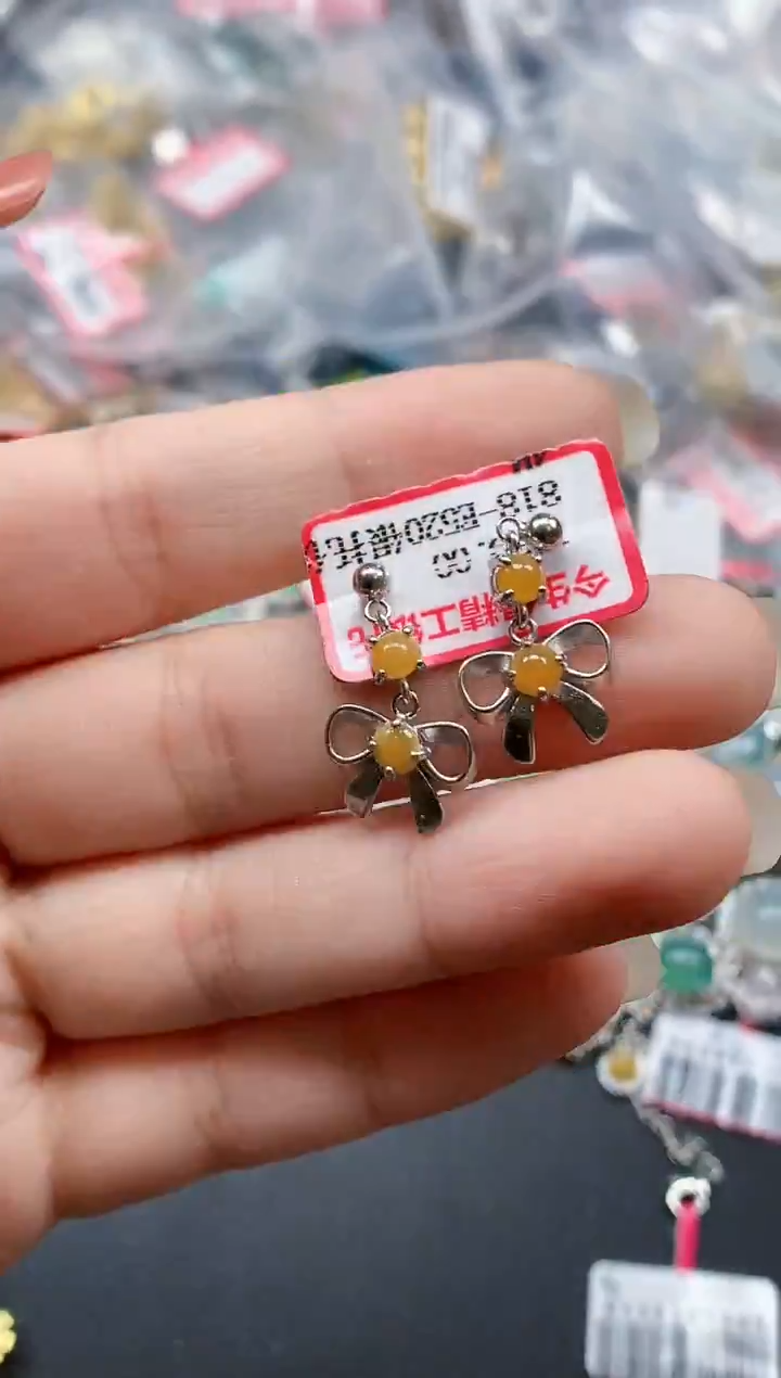 银S925镶嵌戒指翡翠天然A货缅甸翡翠