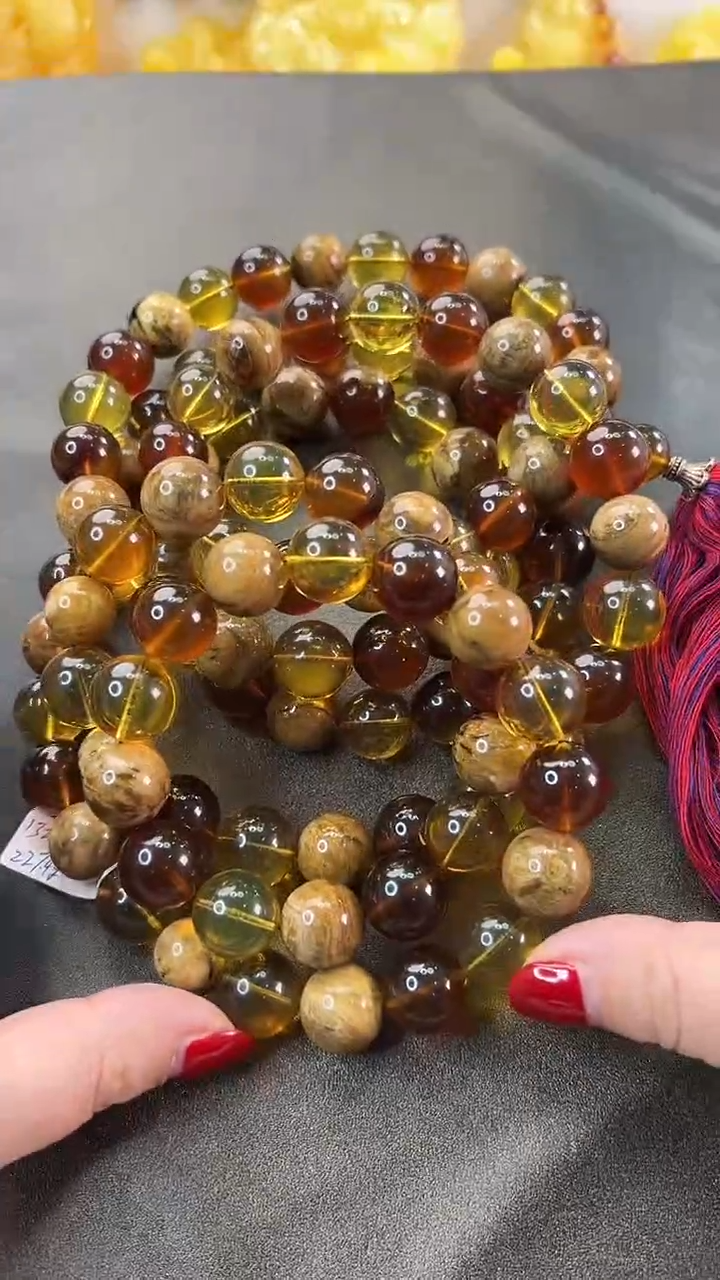 【闪购商品】琥珀颈饰未镶嵌项链