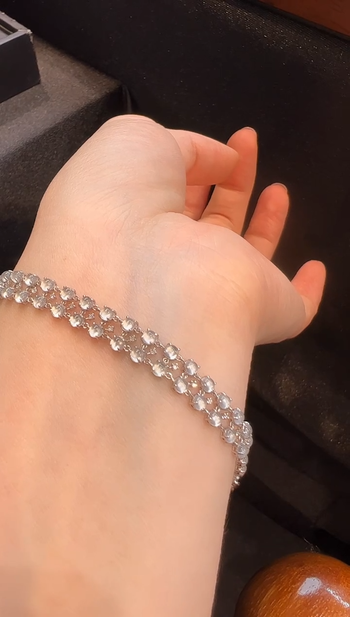 18K金镶嵌手链翡翠L6手链