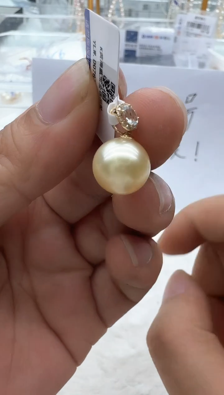 【闪购商品】海水珍珠颈饰18K金镶嵌清货