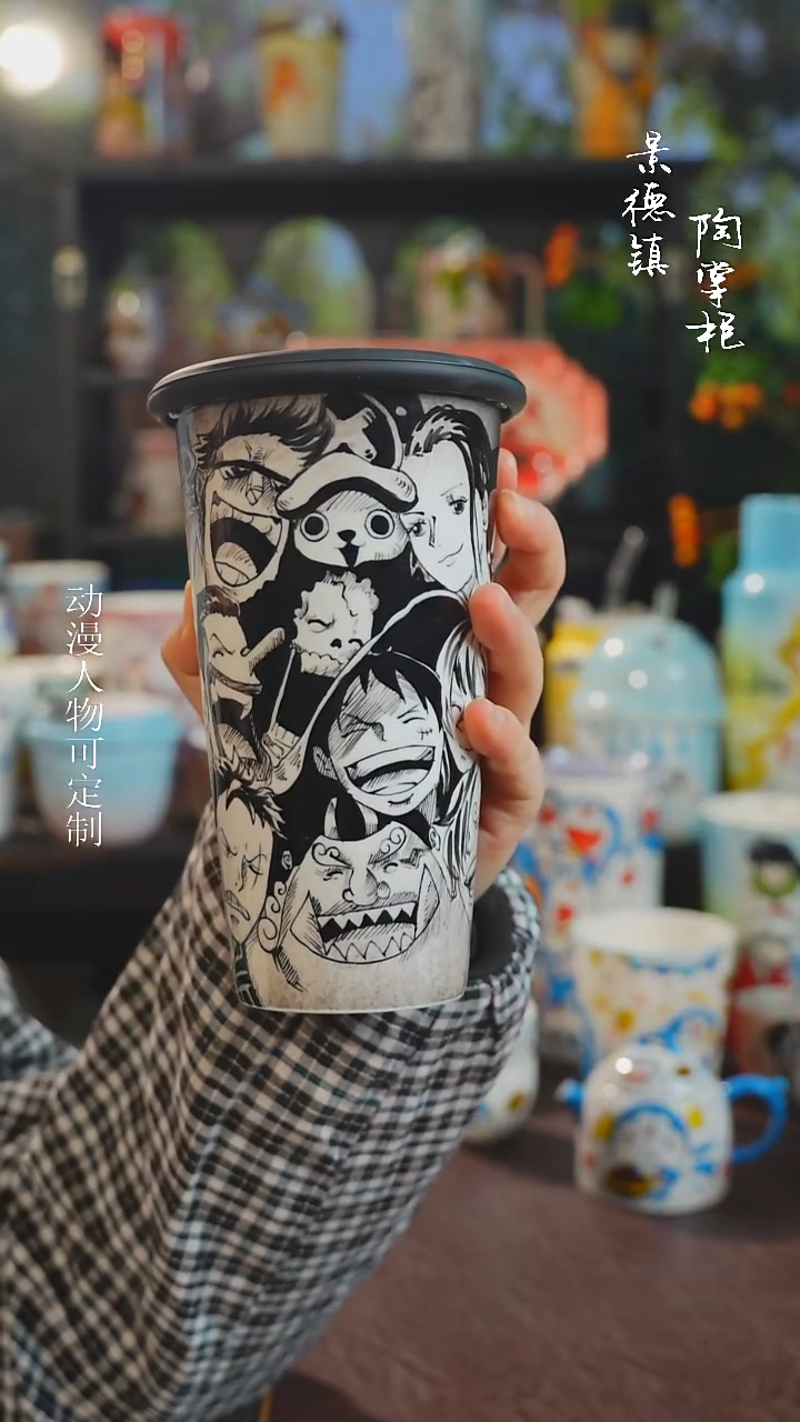 景德镇高温釉下彩纯手工手绘