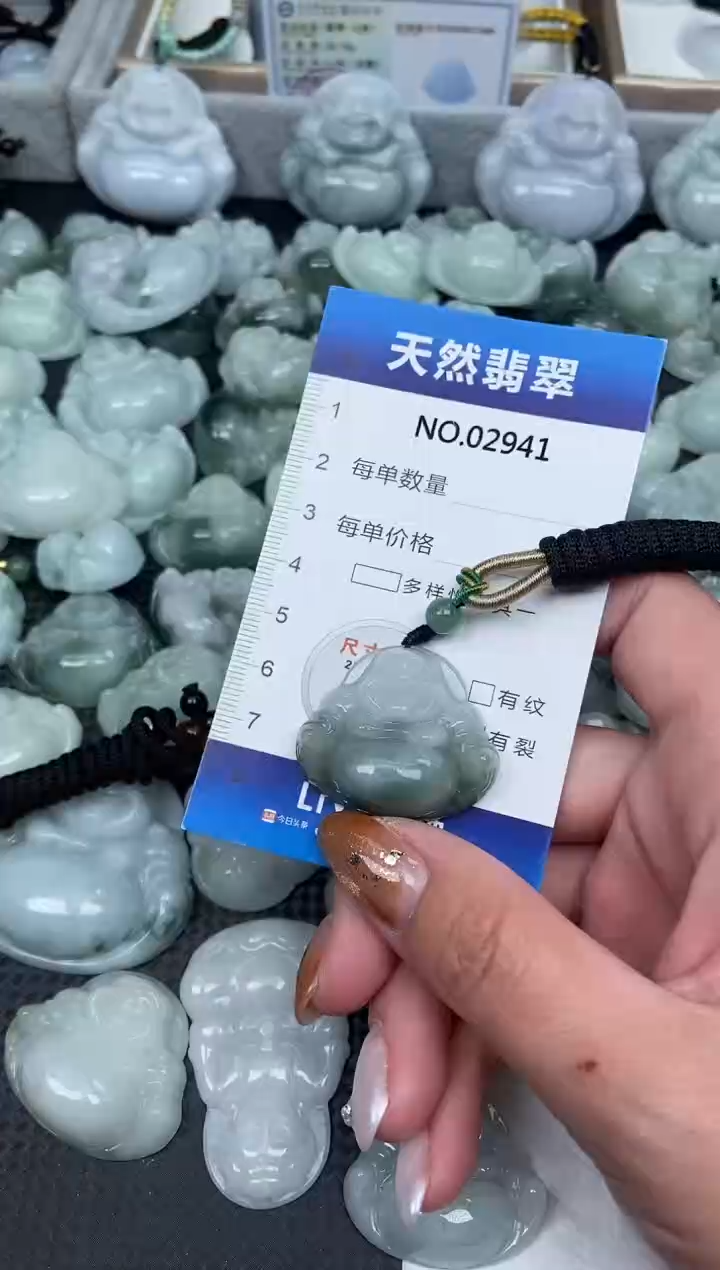 颈饰未镶嵌翡翠纯天然A货翡翠2941