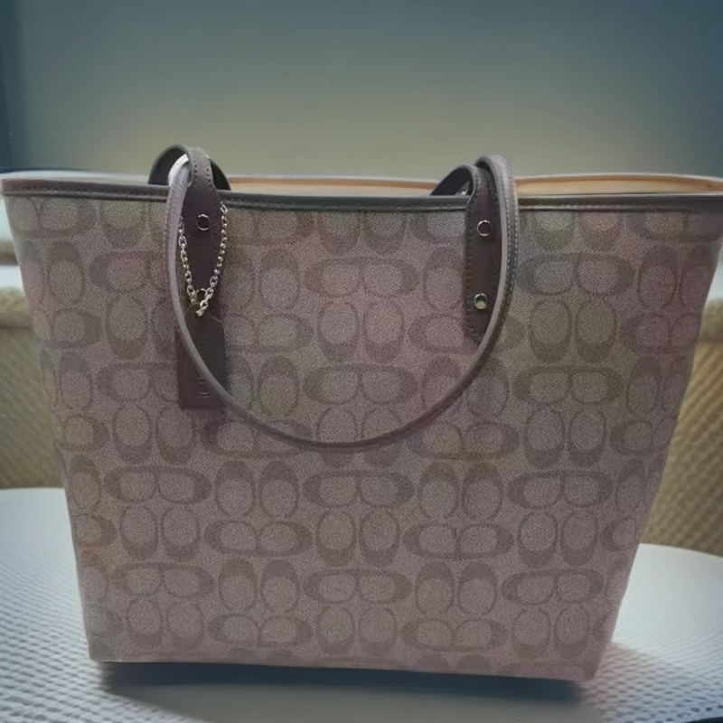 樊文花托特包拉链款双根双色经典