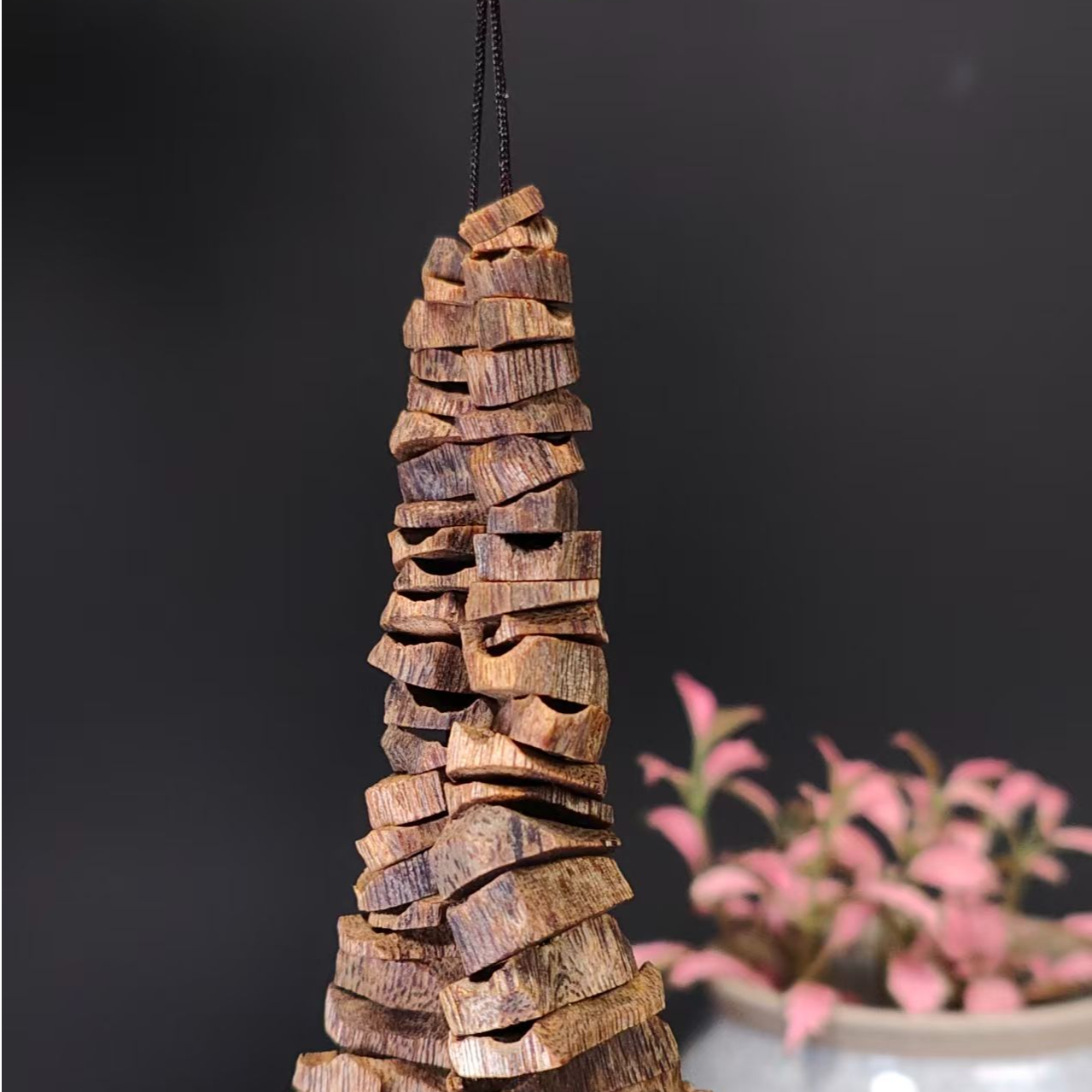 C023文莱树芯软丝老料沉香挂饰