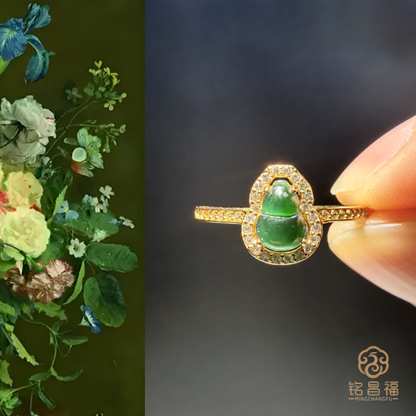 铭昌福精品翡翠戒指（无暇）4412-5