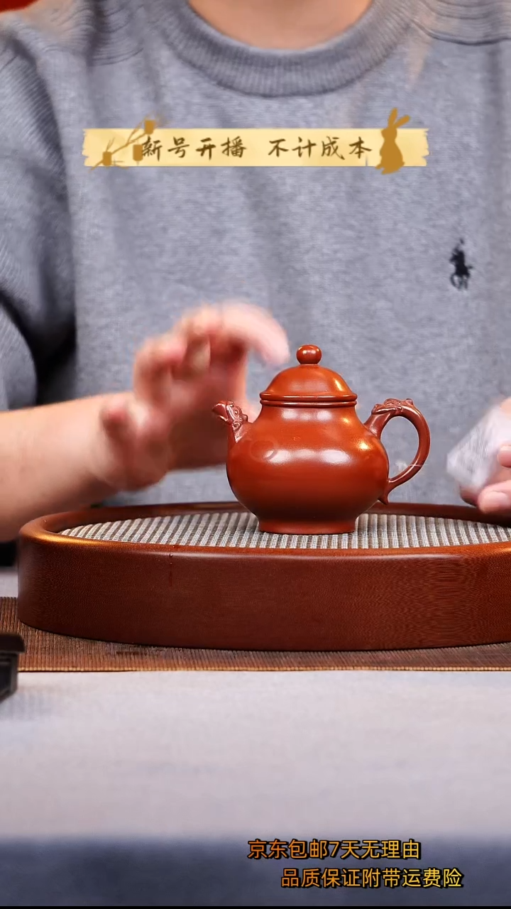 茶壶紫砂龙纹潘壶