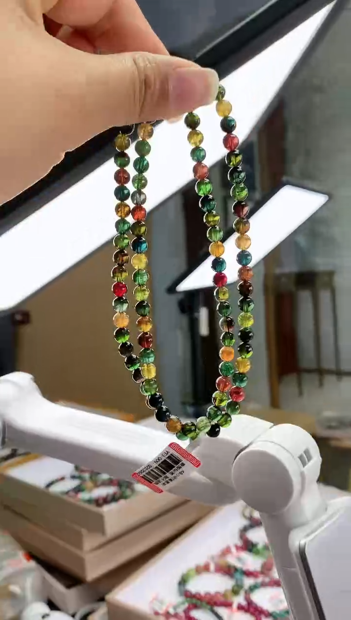 【闪购商品】碧玺手串未镶嵌多样性发一条