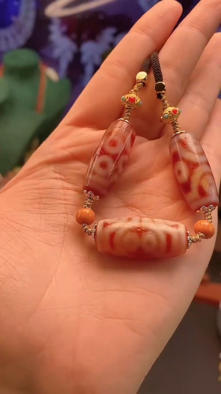 【闪购商品】玛瑙/玉髓珠未镶嵌Y20534（拍一发一）多样性发货