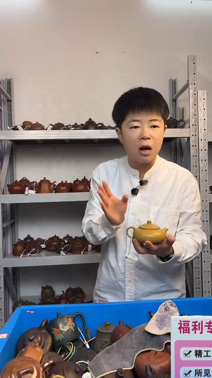 茶壶紫砂黄金朱泥光素寒江（2）