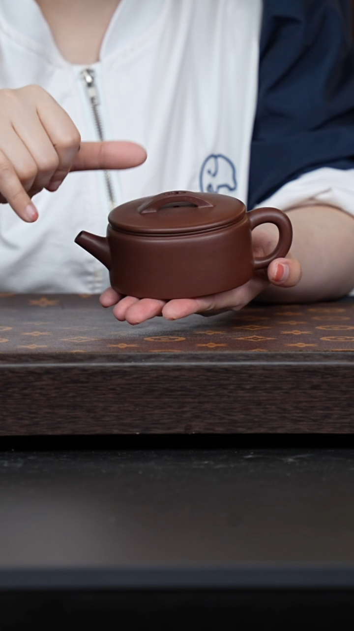 茶壶紫砂底槽青大平底汉瓦