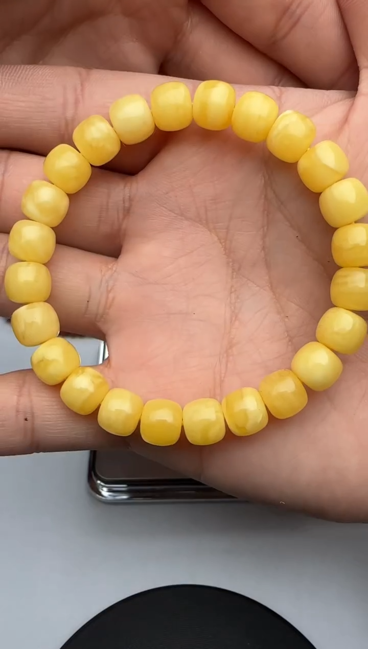 【闪购商品】蜜蜡裸石未镶嵌蜜蜡手串