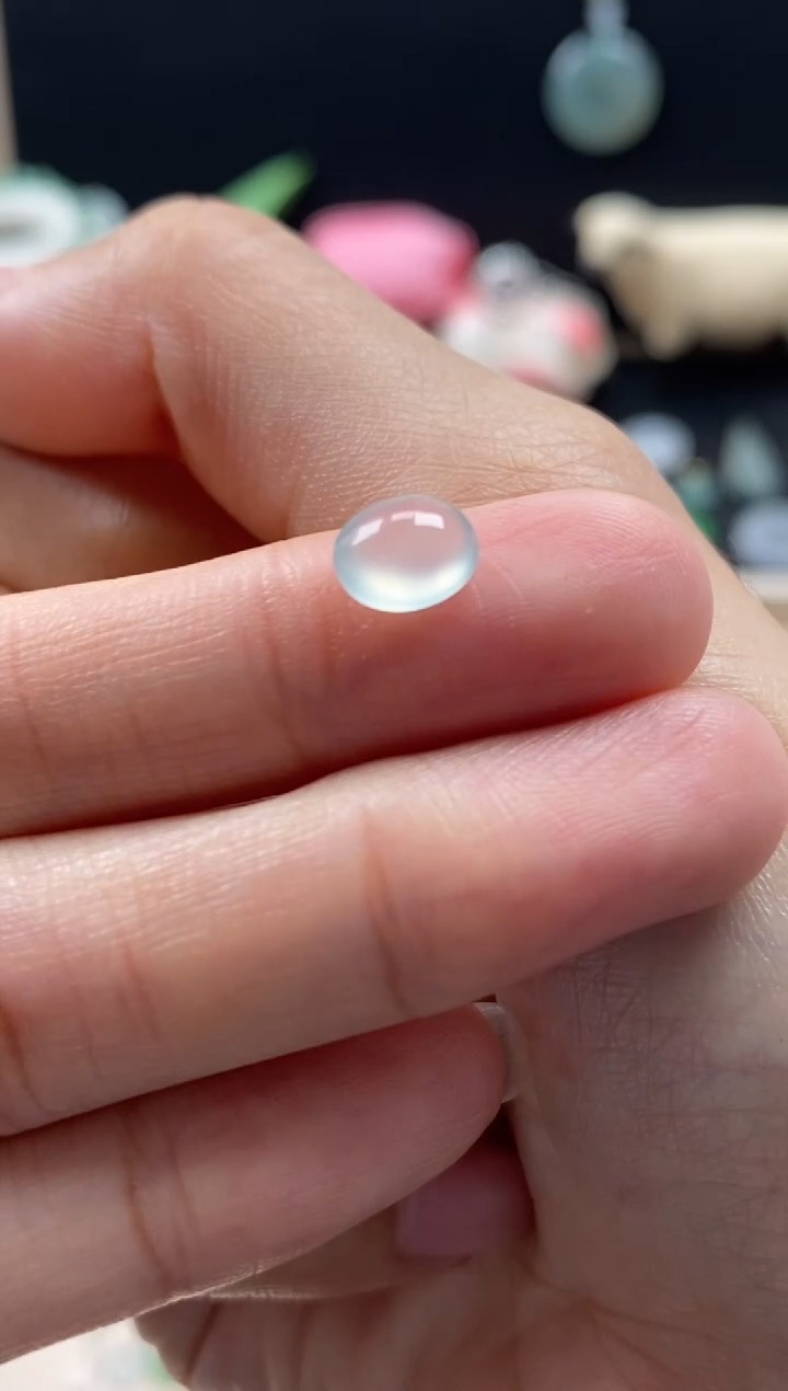 【闪购商品】翡翠颈饰未镶嵌翡翠冰种蛋面