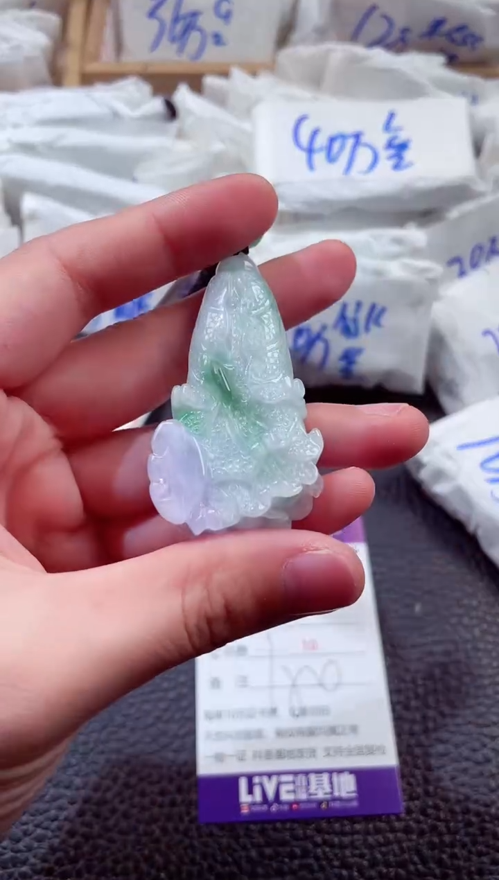 翡翠未镶嵌颈饰00008366