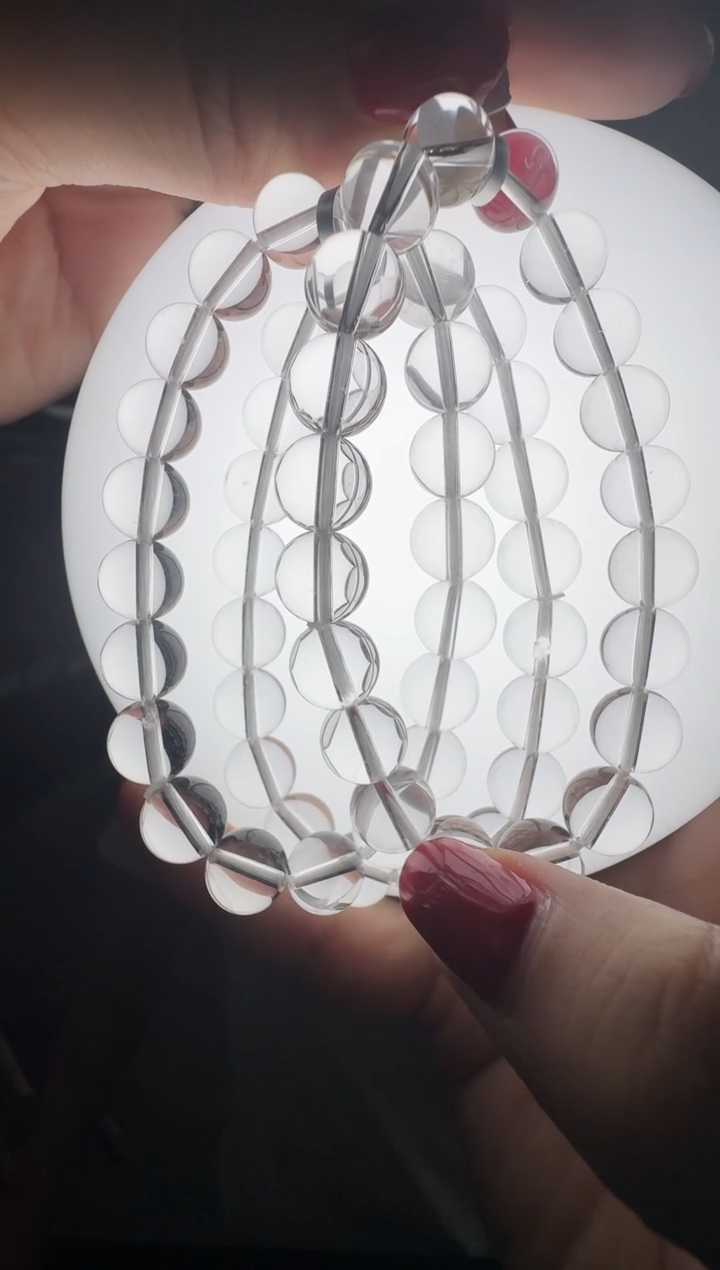 水晶手链未镶嵌6692CK 约9mm多样性发一件