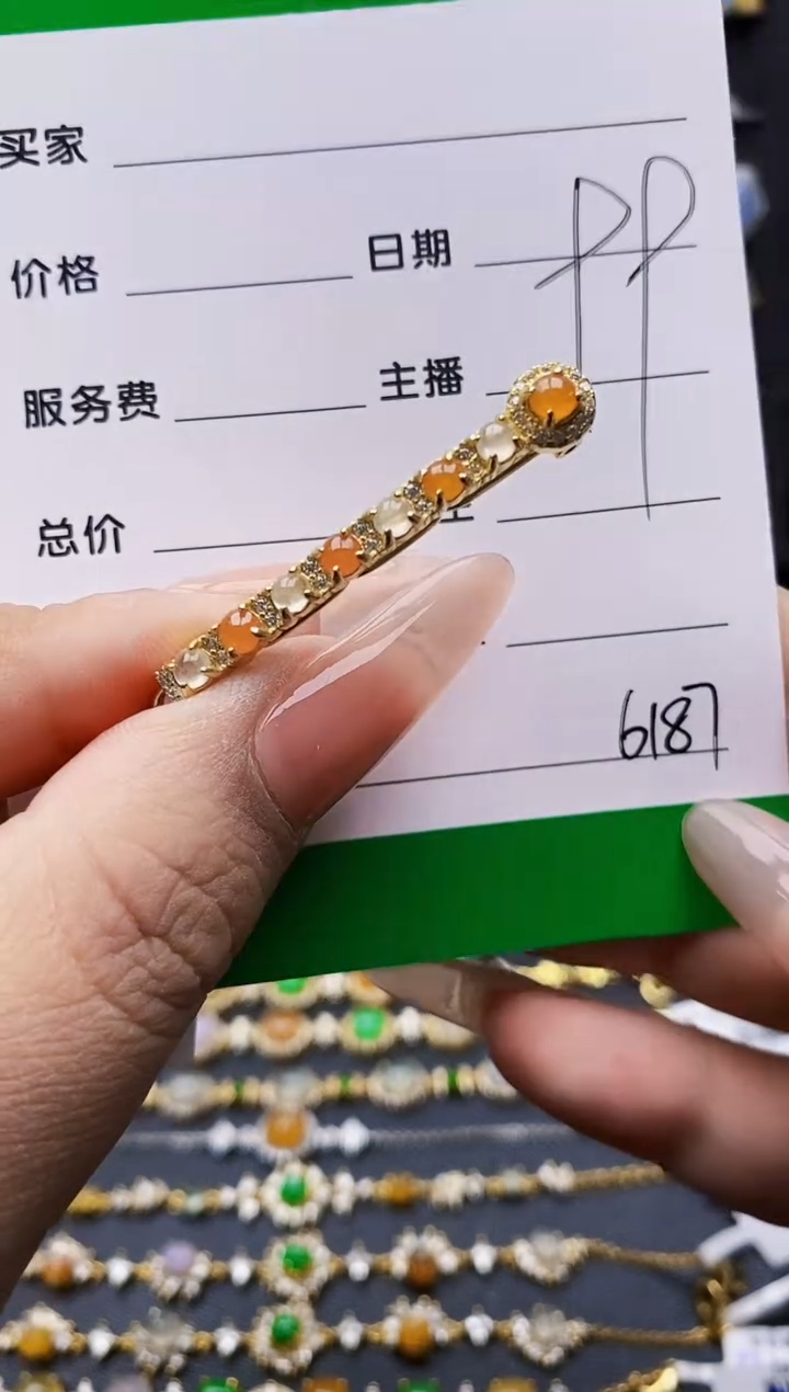 翡翠戒指银S925镶嵌6187
