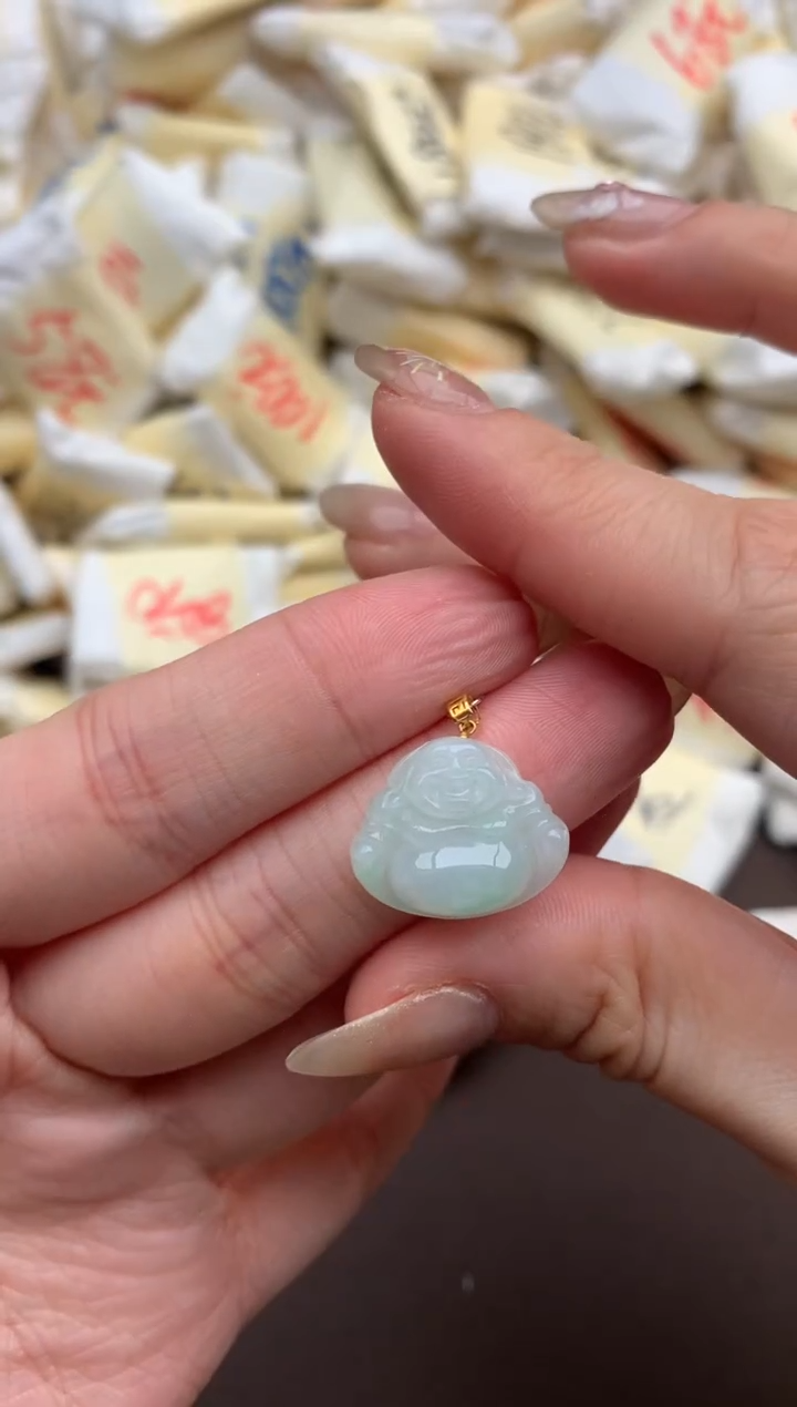 【闪购商品】翡翠挂件18K金镶嵌   一  