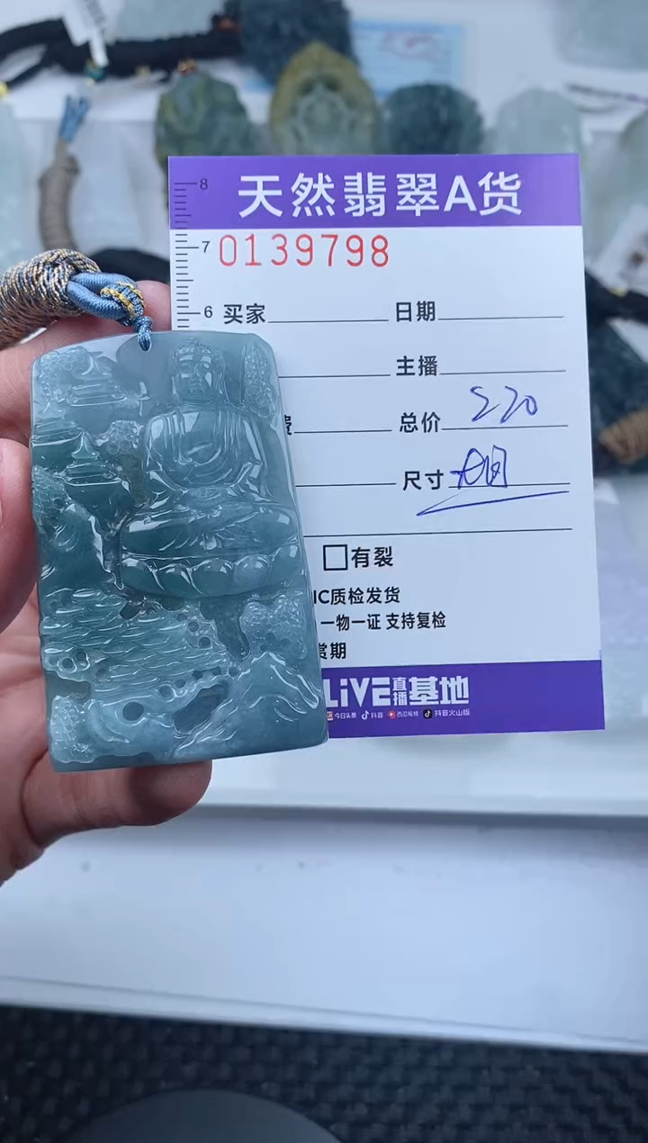 【闪购商品】翡翠颈饰未镶嵌       798