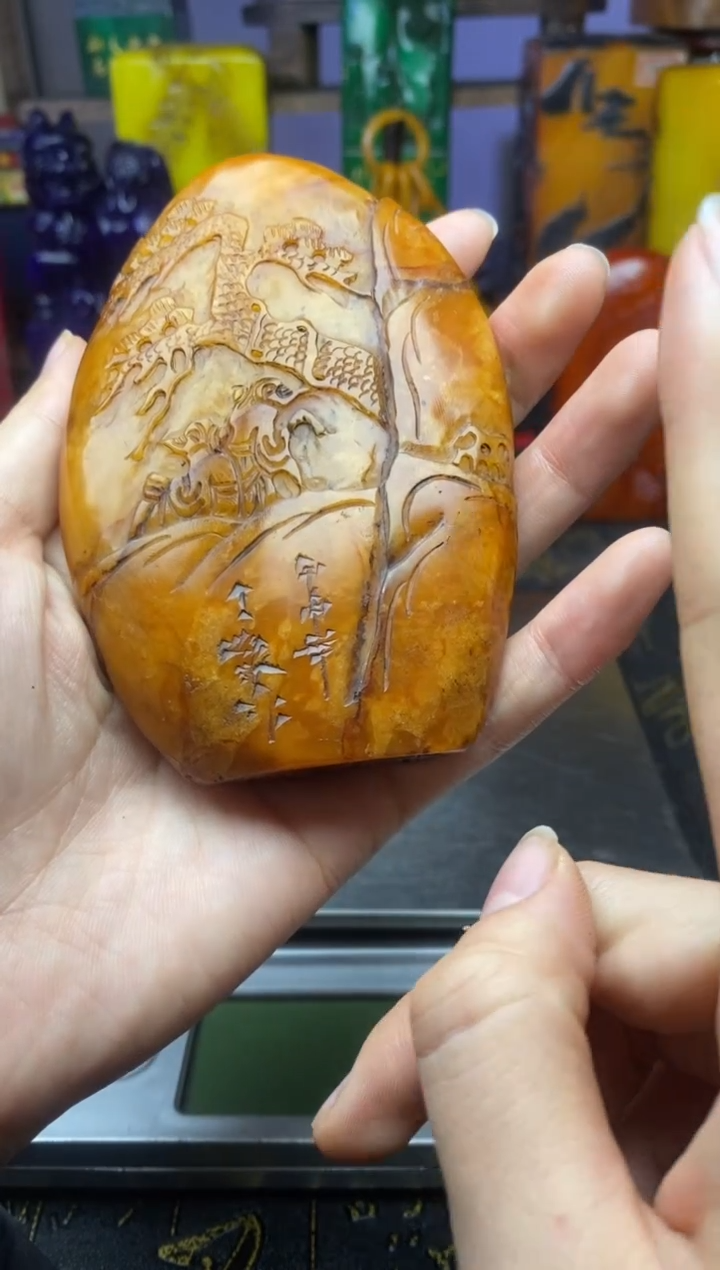 寿山石印石纯天然篆刻石料