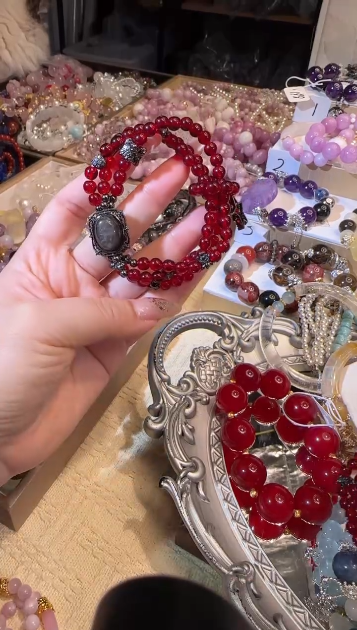 未镶嵌手链水晶多样性发一