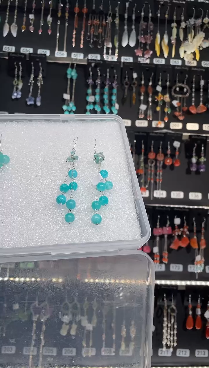 【闪购商品】紫晶耳饰银S925镶嵌 小炭火～