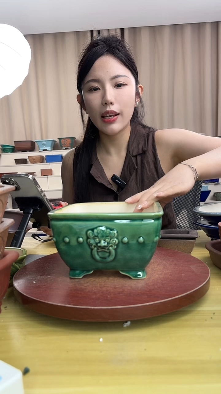 紫砂花盆紫砂花盆微瑕