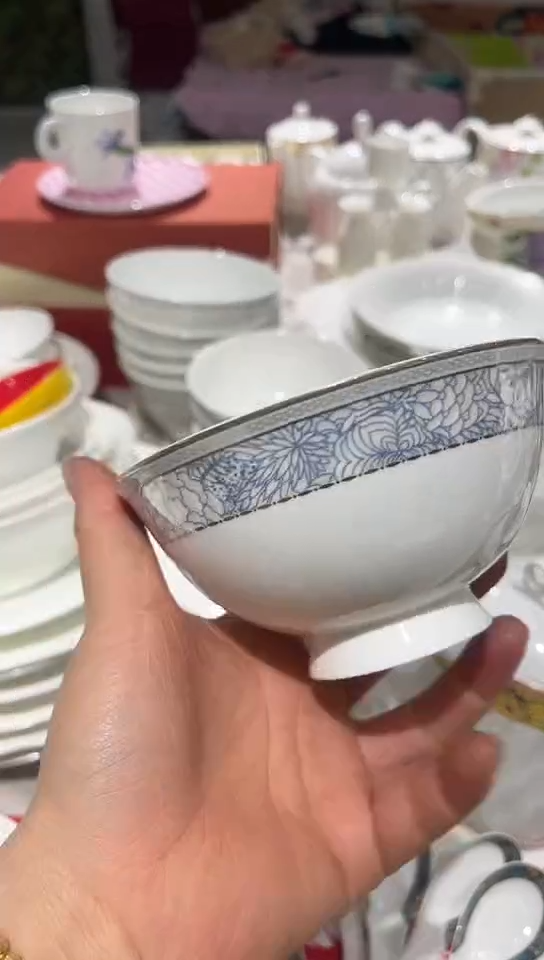 瓷4.7米饭碗6只装