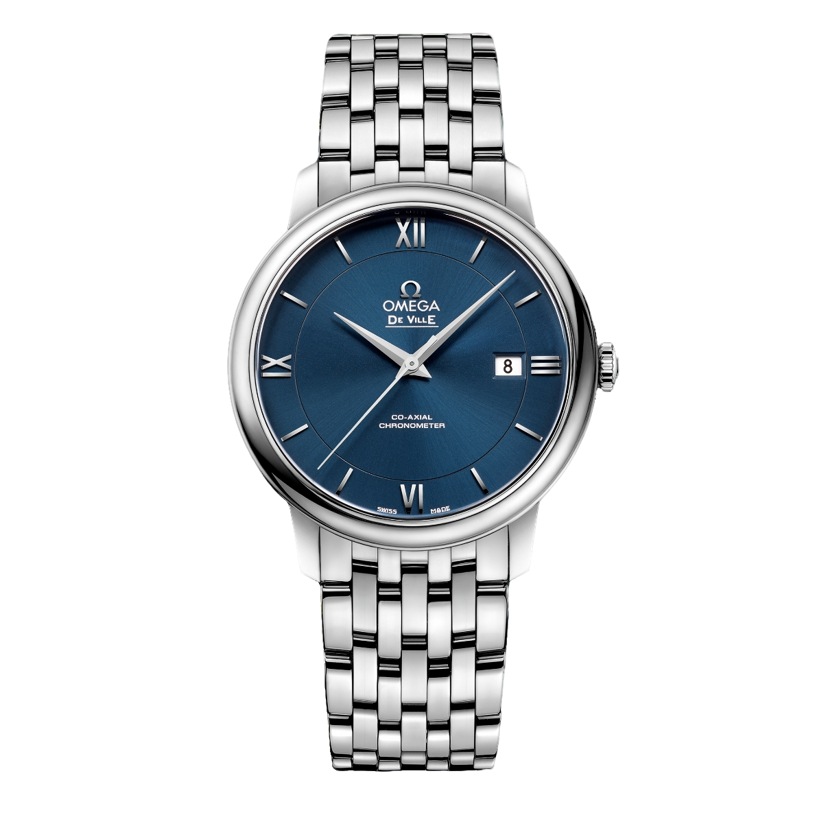 99新 Omega/欧米茄 梵象男表/碟飞/白黑蓝/机械/37mm/29500