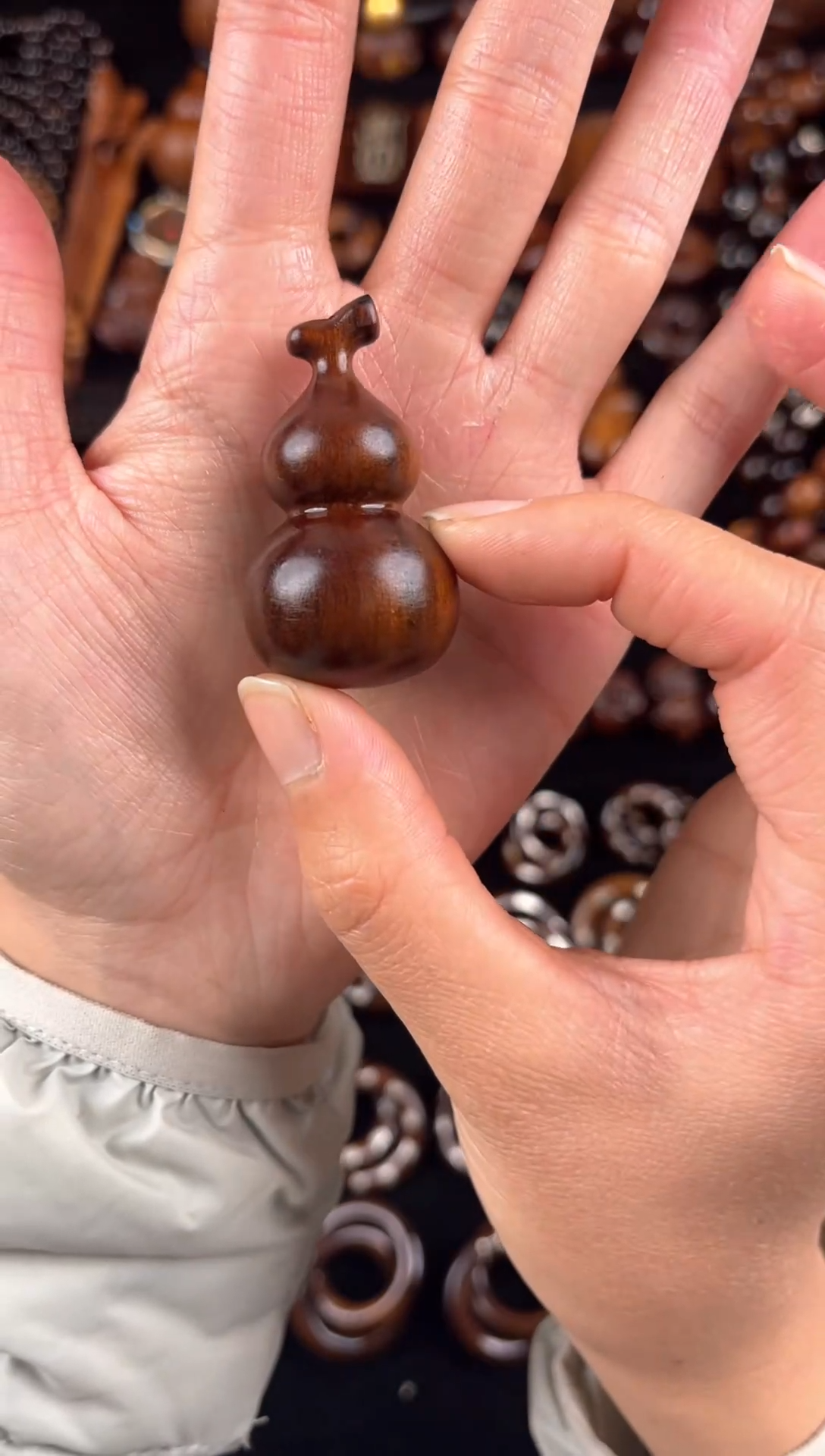 枣木用****6雷击枣木玉化胖葫芦