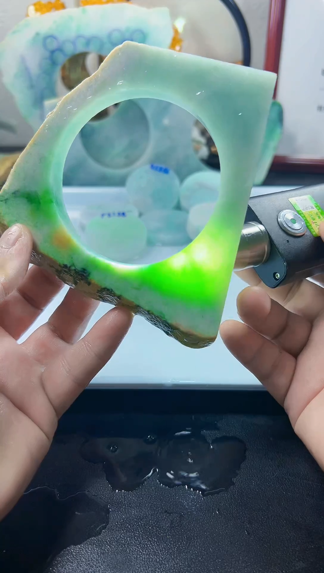 颈饰未镶嵌翡翠纯天然缅甸A货翡翠