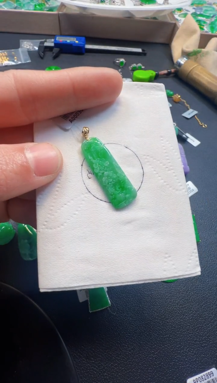 【闪购商品】定制翡翠18K金镶嵌168元