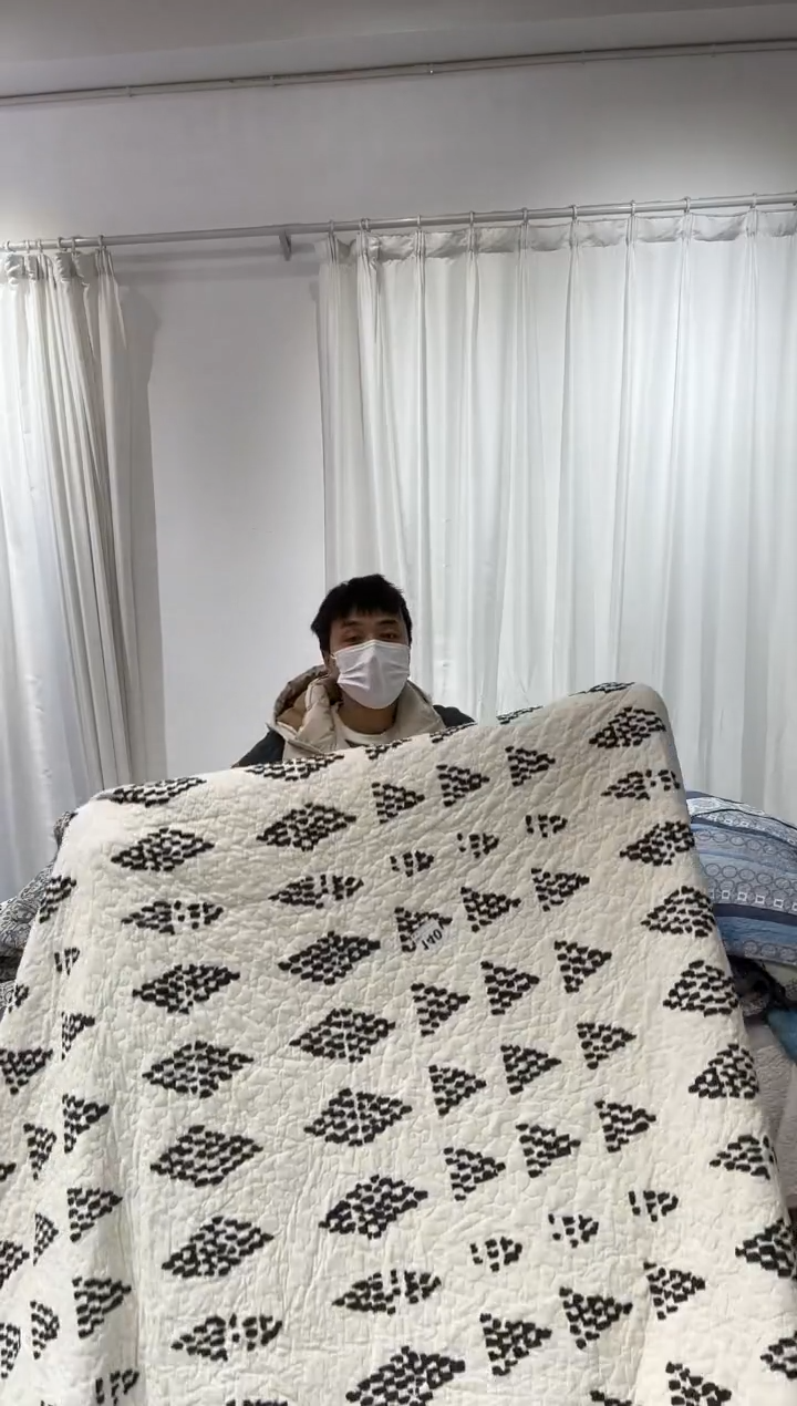 棉200*220纯棉床盖116号微瑕