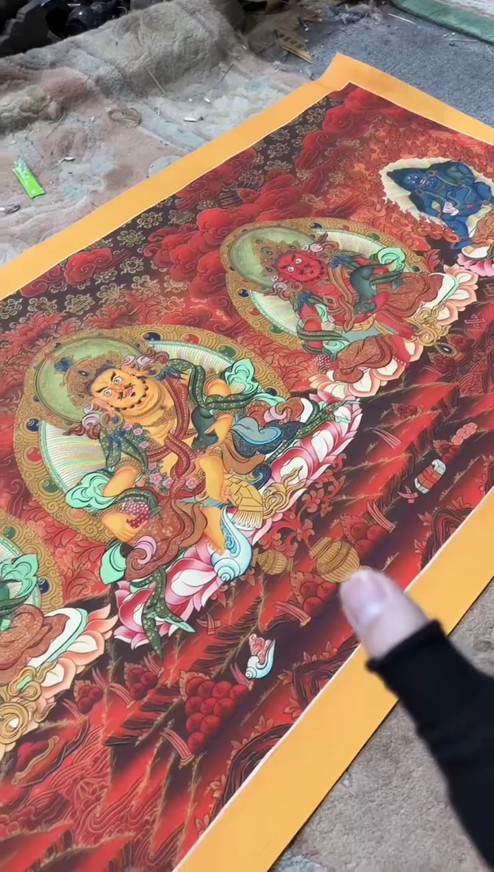 卷轴画路路的唐卡tk160