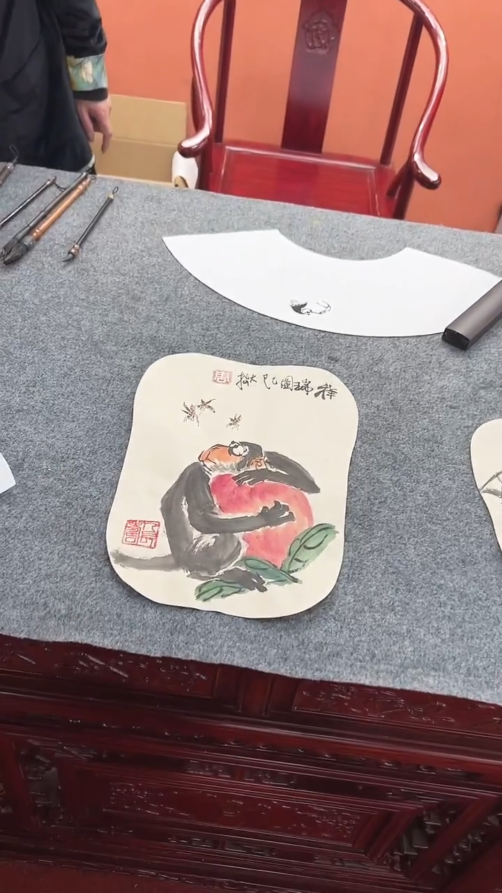 国画周大拙/国画/花鸟