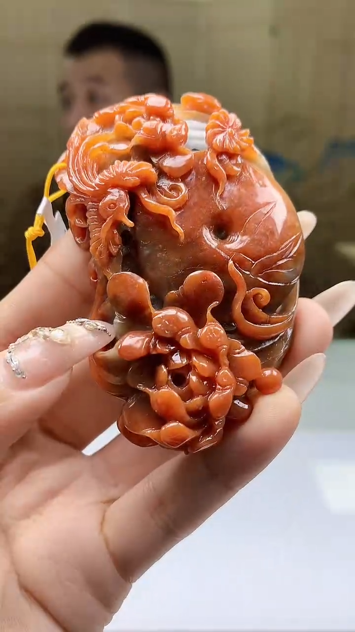 【闪购商品】定制翡翠未镶嵌4812ty-毛货挂件67