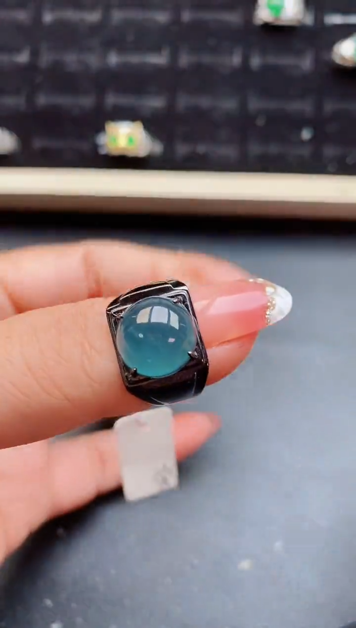 【闪购商品】翡翠戒指银S925镶嵌50805850