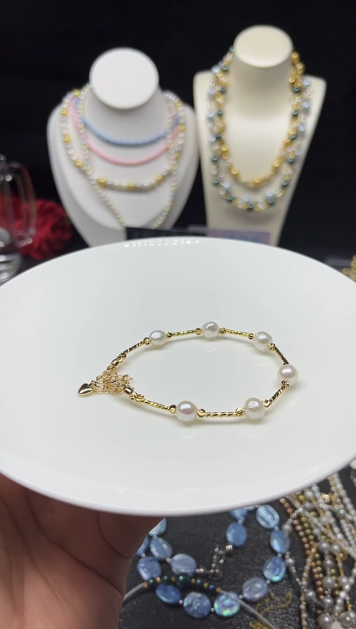 【闪购商品】淡水珍珠手链未镶嵌多人