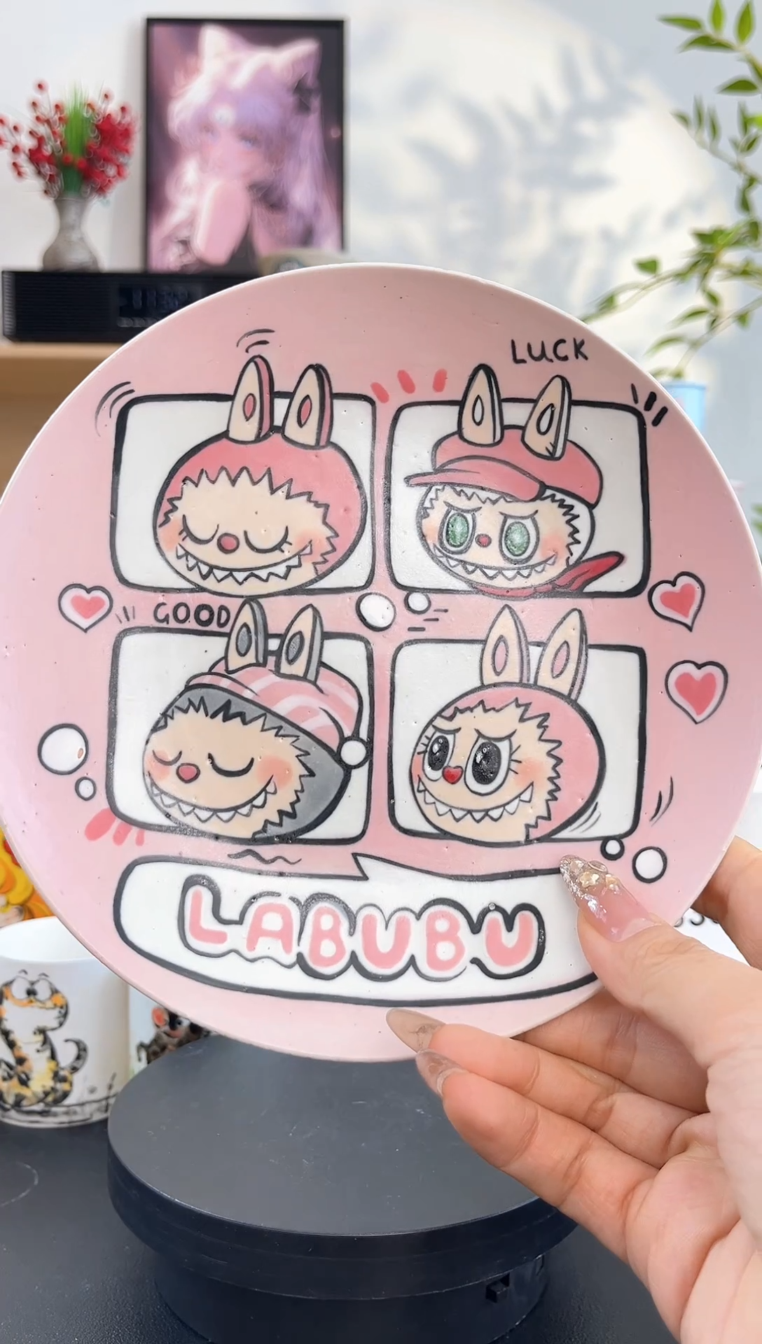 【闪购商品】摆件手工手绘陶瓷小杯杯