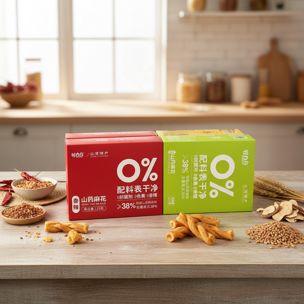 酥脆山药麻花独立包装解馋追剧必备山西特产