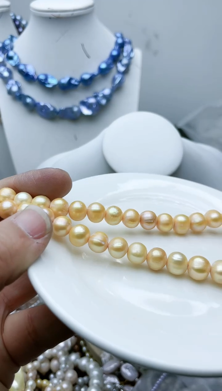 【闪购商品】淡水珍珠颈饰钛钢1