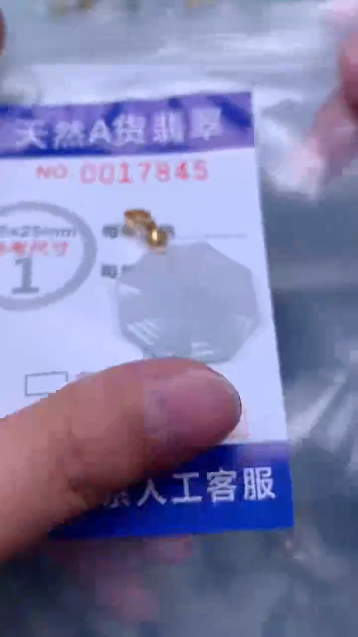 翡翠未镶嵌吊坠(不含链)1