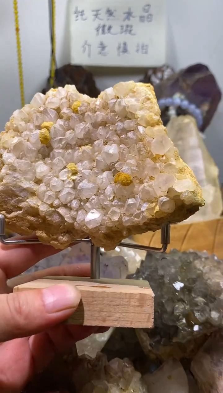 未镶嵌珠宝半成品水晶32号463g四川超七花园水晶+葡萄