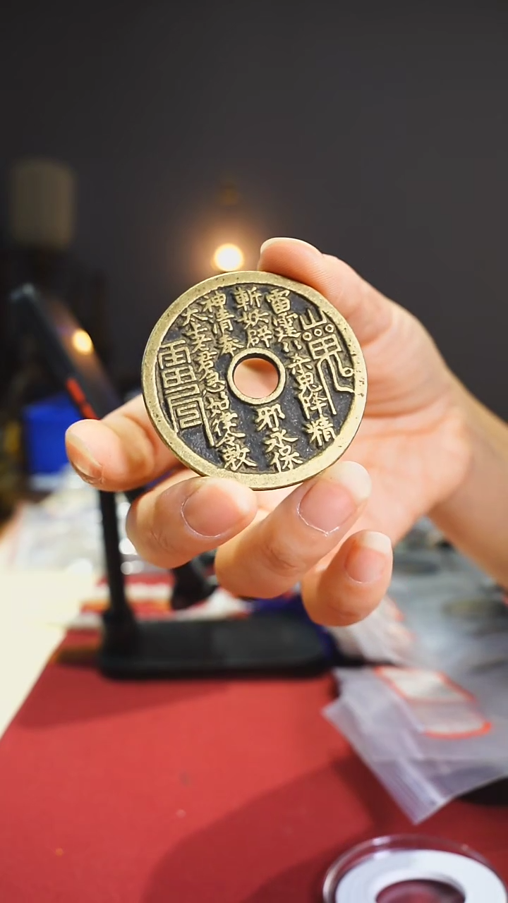 【闪购商品】铜外圆内圆山花4.6cm/112-37