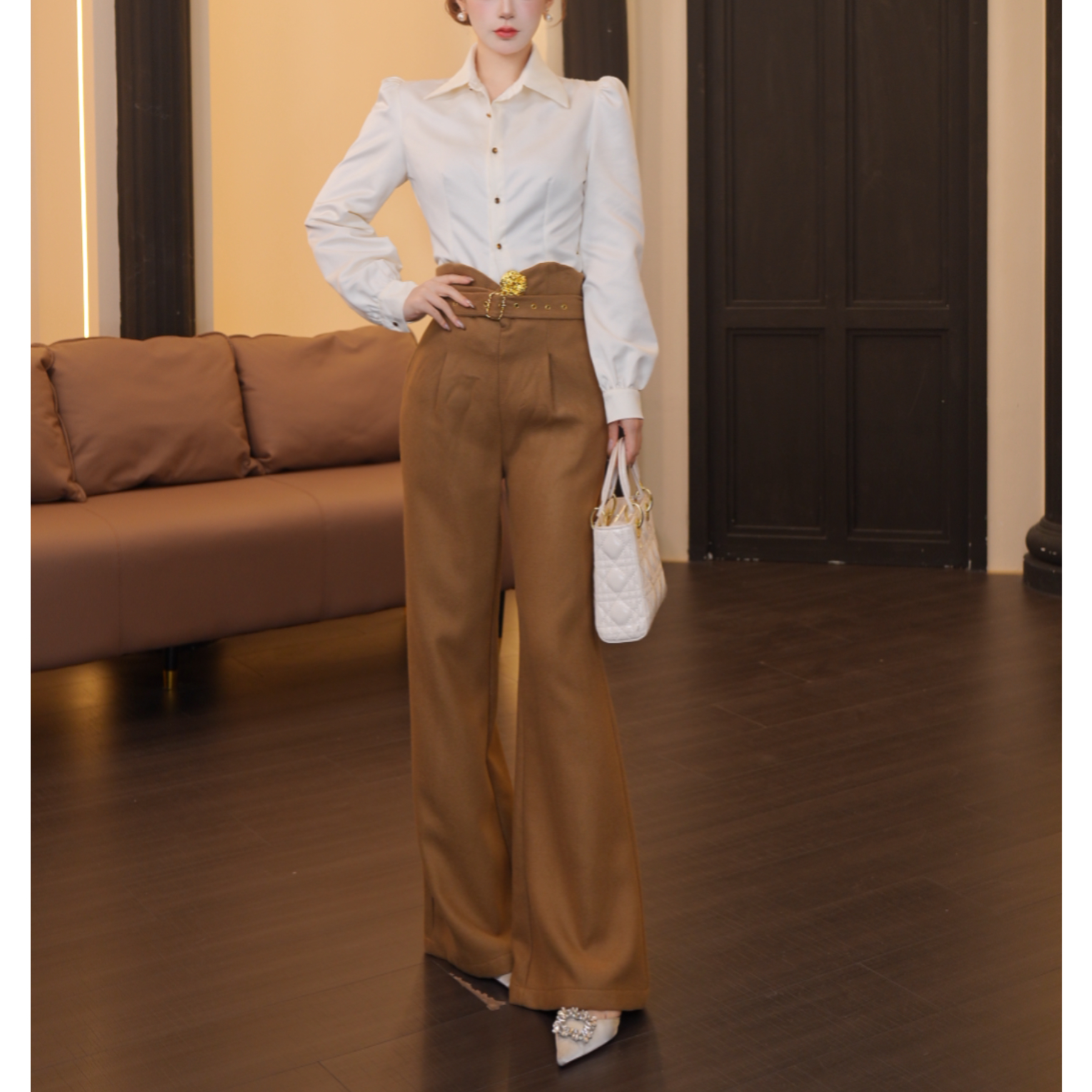 2店-618【清水专属】印染法式秋季上衣YQ137