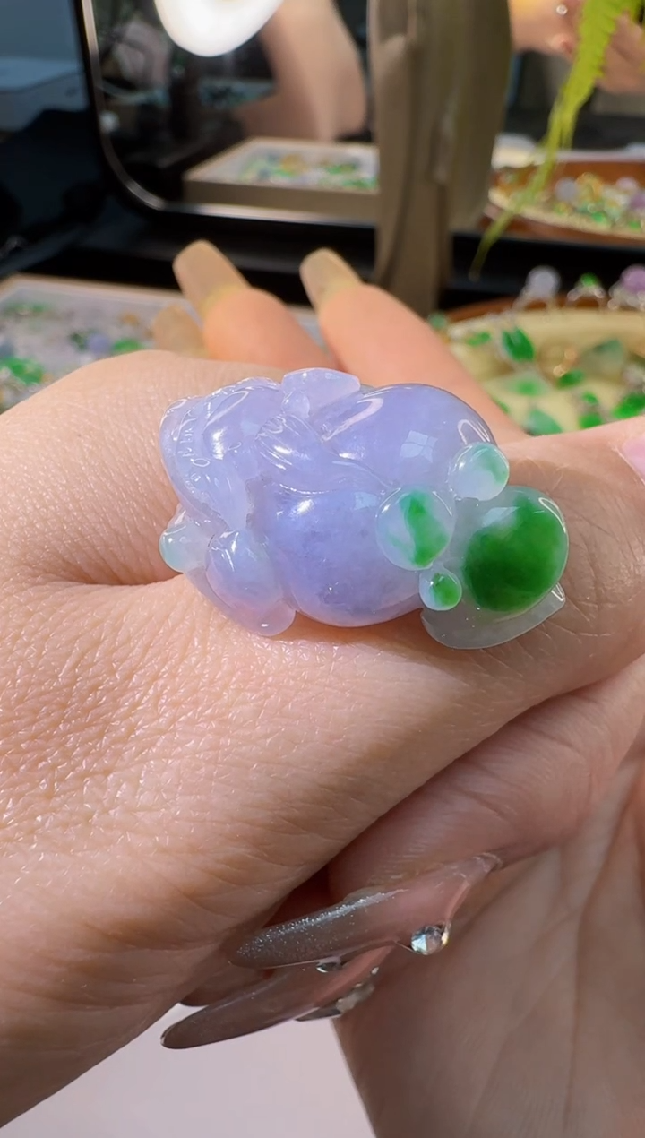 【闪购商品】翡翠颈饰未镶嵌缅甸翡翠A货吊坠