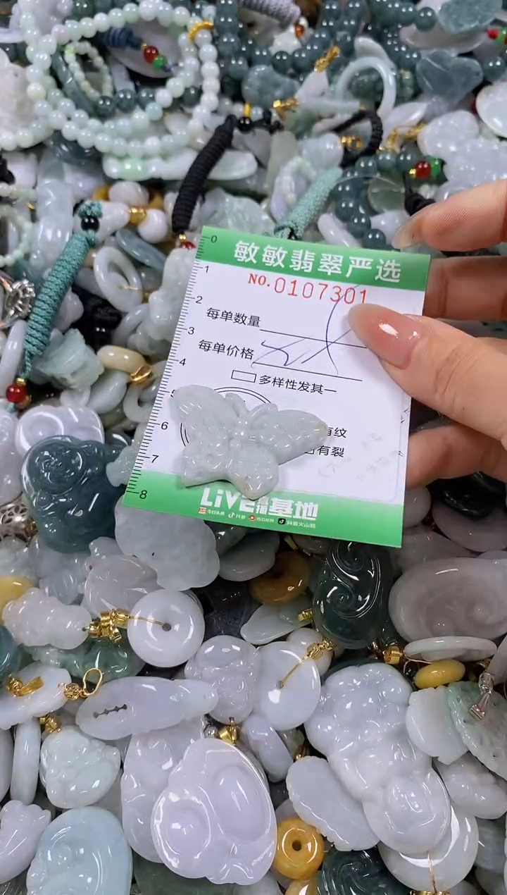 【闪购商品】翡翠颈饰未镶嵌闪购0107301多样性发其一