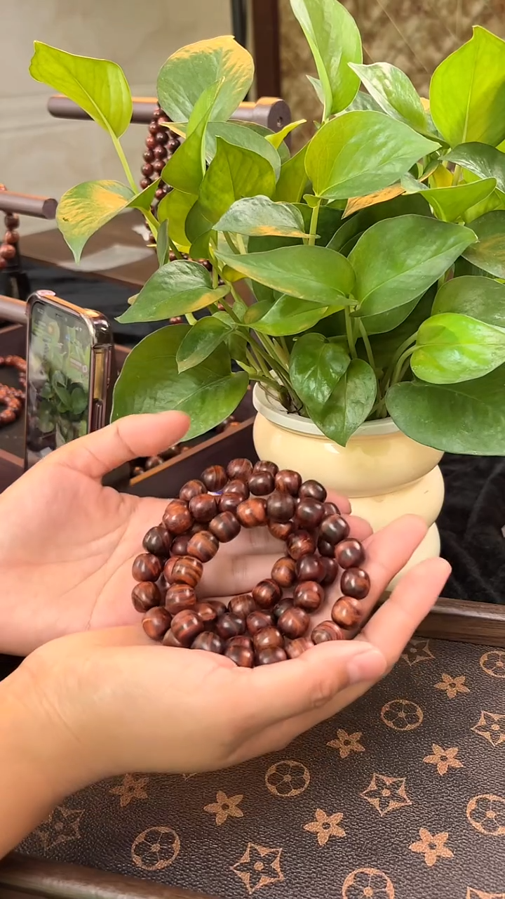 手串/手链黄花梨/降香黄檀海南12x12黄花梨老车型珠手串-多样性发